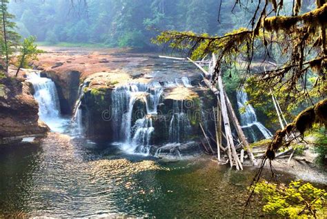 Enchanted Waterfall Stock Image Image Of Beautiful Enchanted 63329969