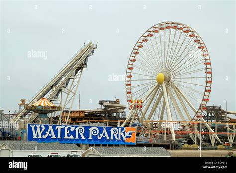Ferris Wheel On The Boardwalk Wildwood New Jersey Usa Stock Photo