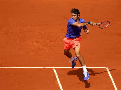 Download Roger Federer In French Open Event Wallpaper