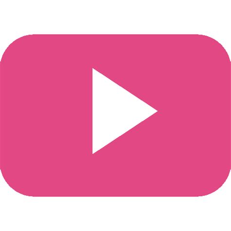 Pink Youtube Icon Png Play Button Png Pink Transparent Images And