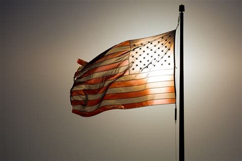 American Flag At Sunset Free Stock Photo Public Domain Pictures