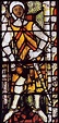 Stained glass portrait of Gilbert de Clare at Tewkesbury Abbey (1340 ...