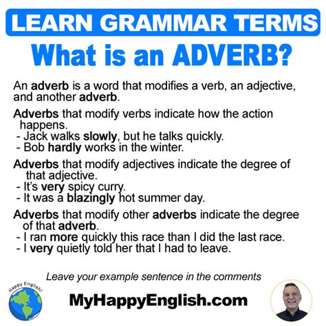 Learn Basic English Grammar Terms Happy English Free English Lessons