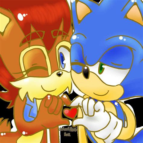 Sonally Sonic Art Sonic Couple Cartoon