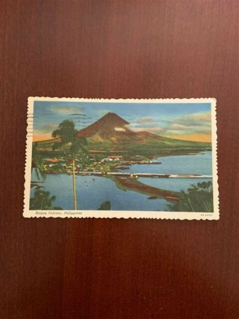 Mayon Volcano Philippines Postcard Ebay