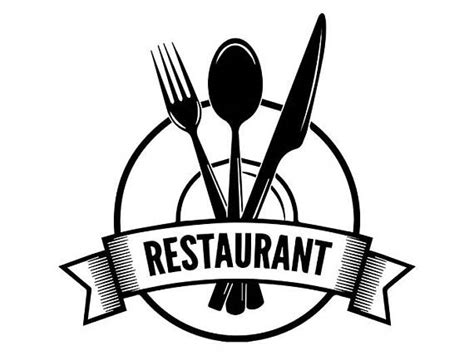 Image panneaux de signalisation > assiette et couvert. Logo restaurant 2 couverts ustensiles plaque Grill grillade