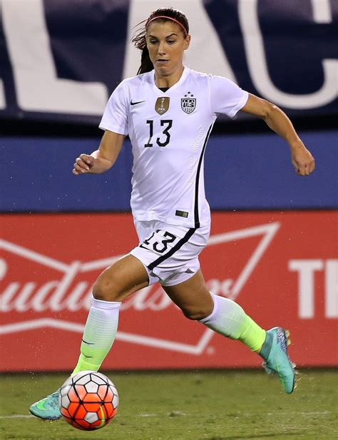 Us Womens Soccer Star Alex Morgan Time To Take A Stand For Pay Equality