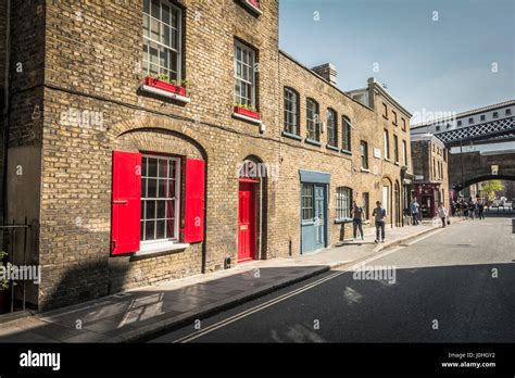 Victorian Terraced Houses Near Waterloo Station On Cornwall Road In