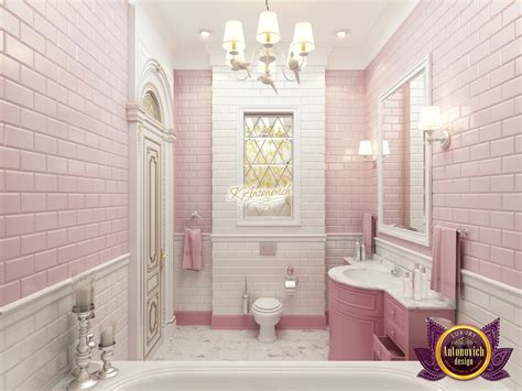 Bathroom Design In Pink Tones