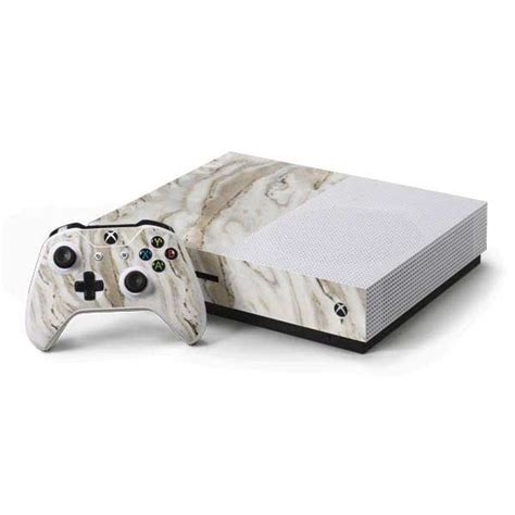 Vanilla Marble Xbox One S Console And Controller Bundle Skin Xbox One S Xbox One Marble Skin
