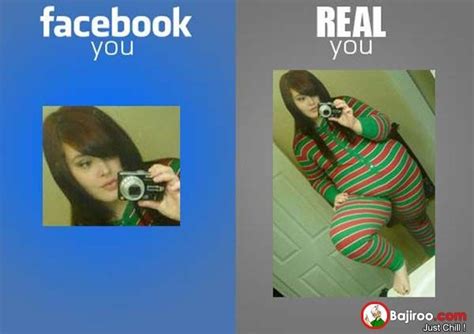 Closeup Of Facebook Profile Vs Real Life Pics Funny Facebook Profile