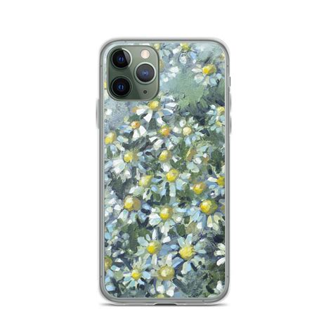 art floral daisy iphone case cute daisies phone case green iphone 13 iphone 12 pro max