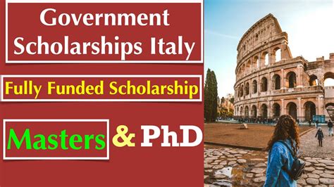Government Scholarships Italy Study In Italy For Free Fully Funded