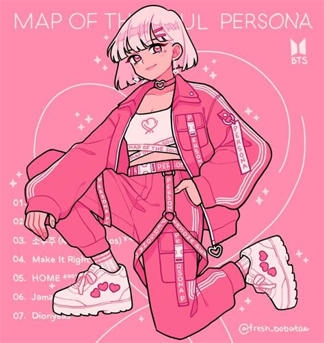 Map Of The Soul Persona An Art Print By Freshbobatae In