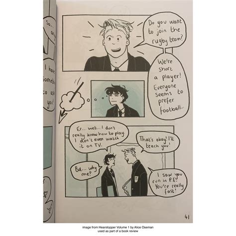 Graphic Novel Review Heartstopper Volume 1 By Alice Oseman