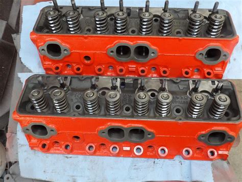 Rebuilt Sbc 202 160 487 Chevy 3973487 Cylinder Heads Chevrolet