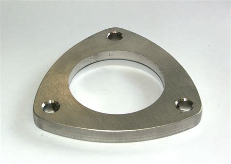 Triangle Flanges 3 Hole Flanges 10mm Stainless Steel V2a For 635mm