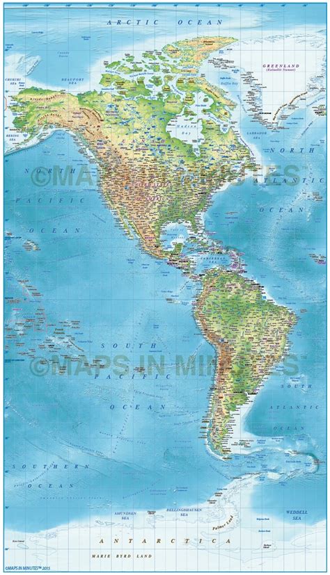 Large Detailed Political Map Of North And South America North My Xxx