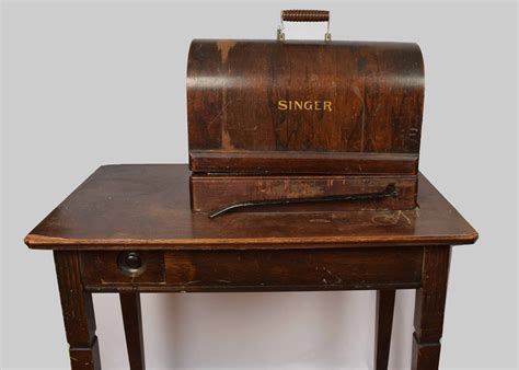 1928 Singer Sewing Machine 99 13 And Table Ebth