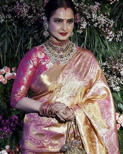 Pin By Vismitha Rao On Fashion Rekha Saree Indian Wedding Outfit Saree Dress