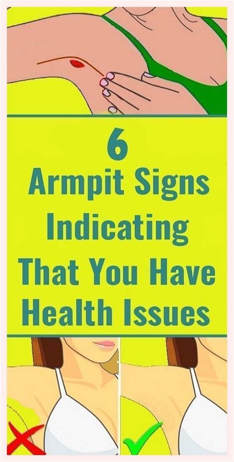 6 Armpit Signs Indicating That You Have Health Issues Preventative
