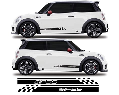 Auto Tuning And Styling Mini New Genuine R56 Pin Stripe Bonnet Hood Roof