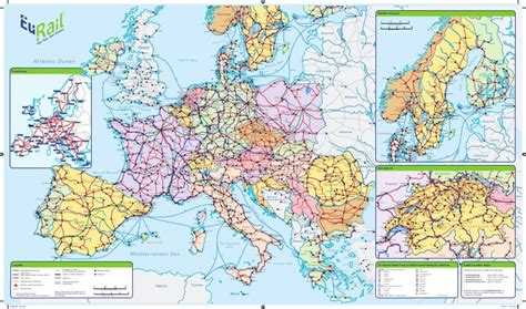 Eurail Railway Map 2012