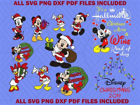 Disney Mickey Christmas Svg 4 Mouse Christmas Svg Mickey Mouse Svg