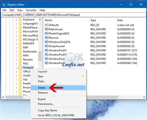 Reset Notepad To Default Settings On Windows 10