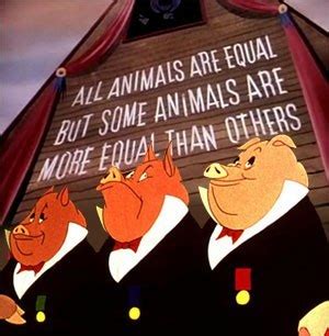 Orwell was into political stuff. Animal Farm by George Orwell - Cold War Cast