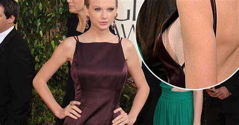Golden Globes 2013 Taylor Swift Suffers An Embarrassing Boob Based