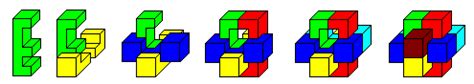 There are many six piece burr puzzles. Burr Puzzle