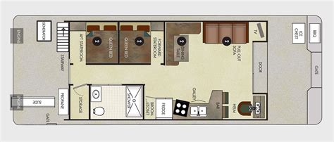 Small Houseboat Floor Plans Floorplansclick
