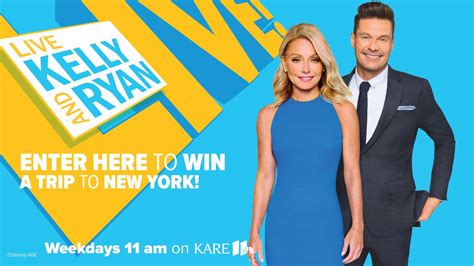Win A Trip To Nyc To See Live With Kelly And Ryan From Kare 11