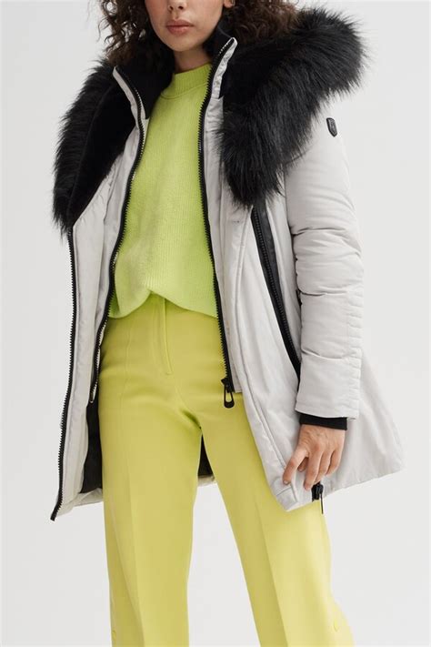 Noize Dana Faux Fur Trim Hooded Jacket Shopstyle