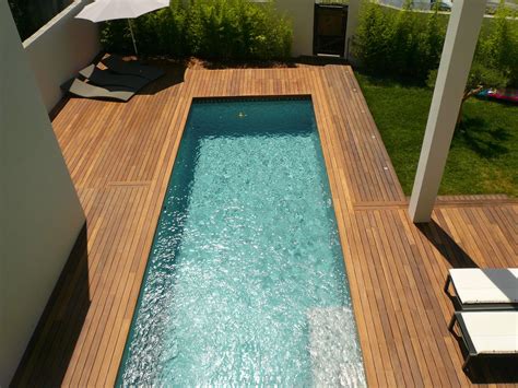 Aménagement De Terrasse De Piscine En Bois Exotique Ipé Visserie Cachée