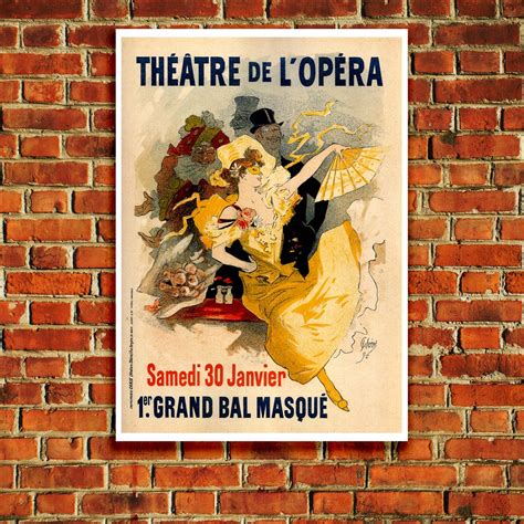 Jules Cheret Theatre De Lopera 1896 Art Nouveau Poster Just Posters