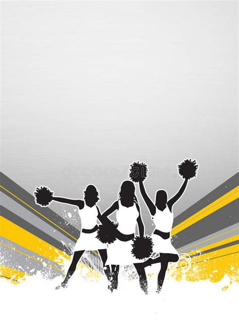 Cheerleader Background Stock Illustration Illustration Of Banner