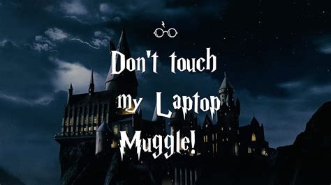 Harry Potter Muggle Dont Touch This Chromebook Hd Wallpaper Pxfuel