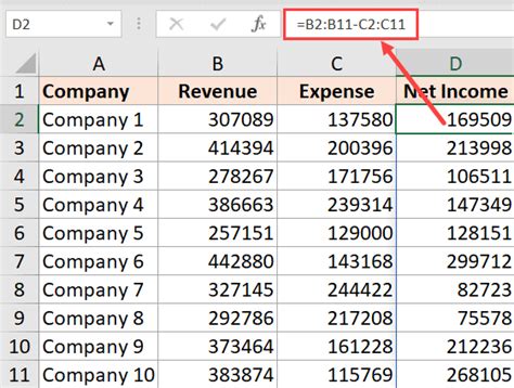 How To Subtract In Excel Subtract Cells Column Datestime