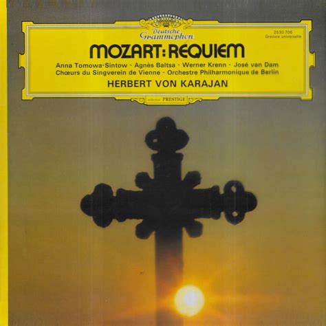 Mozart Requiem By Herbert Von Karajan Lp Gatefold With Alainl16 Ref