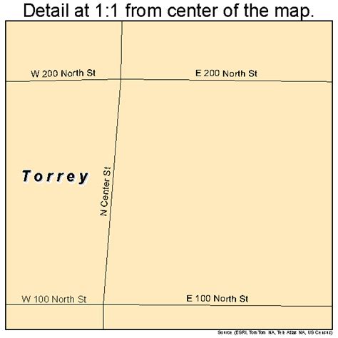 Torrey Utah Street Map 4977010