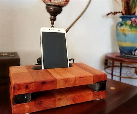 Diy Acoustic Smartphone Amplifier Wooden Passive Speaker 11 Steps