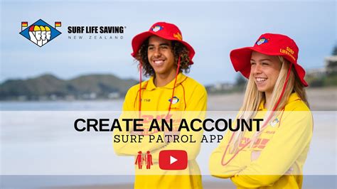 Create An Account Surf Patrol App Youtube