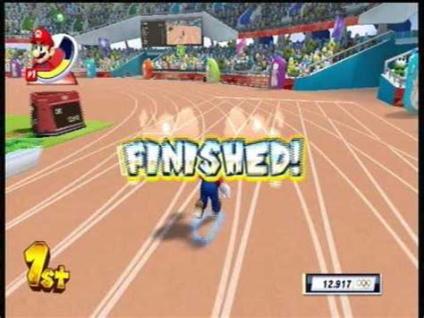 Mario Sonic At The London Olympic Games M Hurdles Youtube