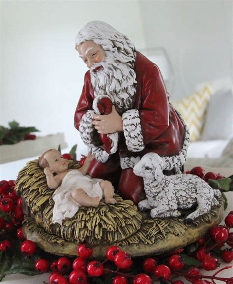 The Kneeling Santa Where Popular Culture And Religious Devotion Meet