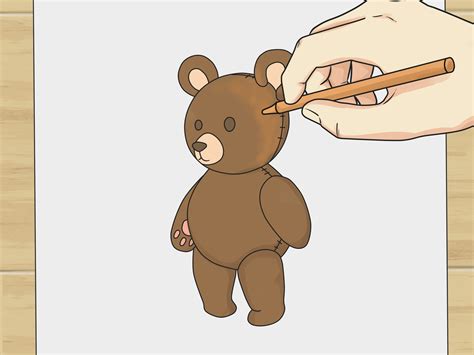 How To Draw Teddy Bears 10 Steps With Pictures Wikihow