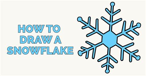 How To Draw A Snowflake Really Easy Drawing Tutorial