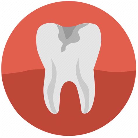 Caries, dental, health, tooth, white, implant, tooth implant icon ...