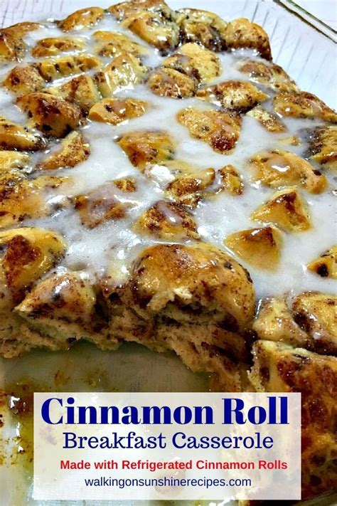 Maybe you would like to learn more about one of these? Easy Cinnamon Roll Breakfast Casserole and VIDEO | Recipe ...